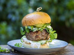 4 x 6oz Minted Lamb Burger