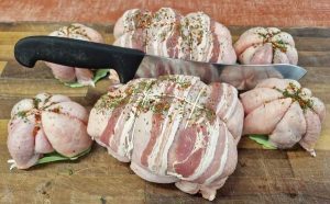 Frozen Whole Boneless Stuffed Chicken