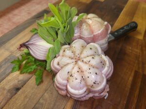 Sage and Onion Chicken Parcel